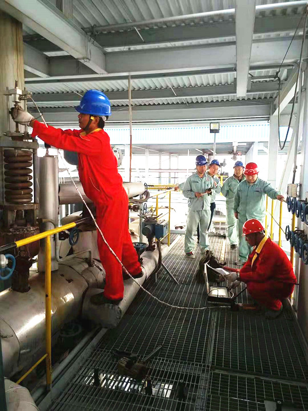 我公司連續(xù)兩年圓滿完成九龍紙業(yè)（天津）有限公司安全閥在線校驗及維修